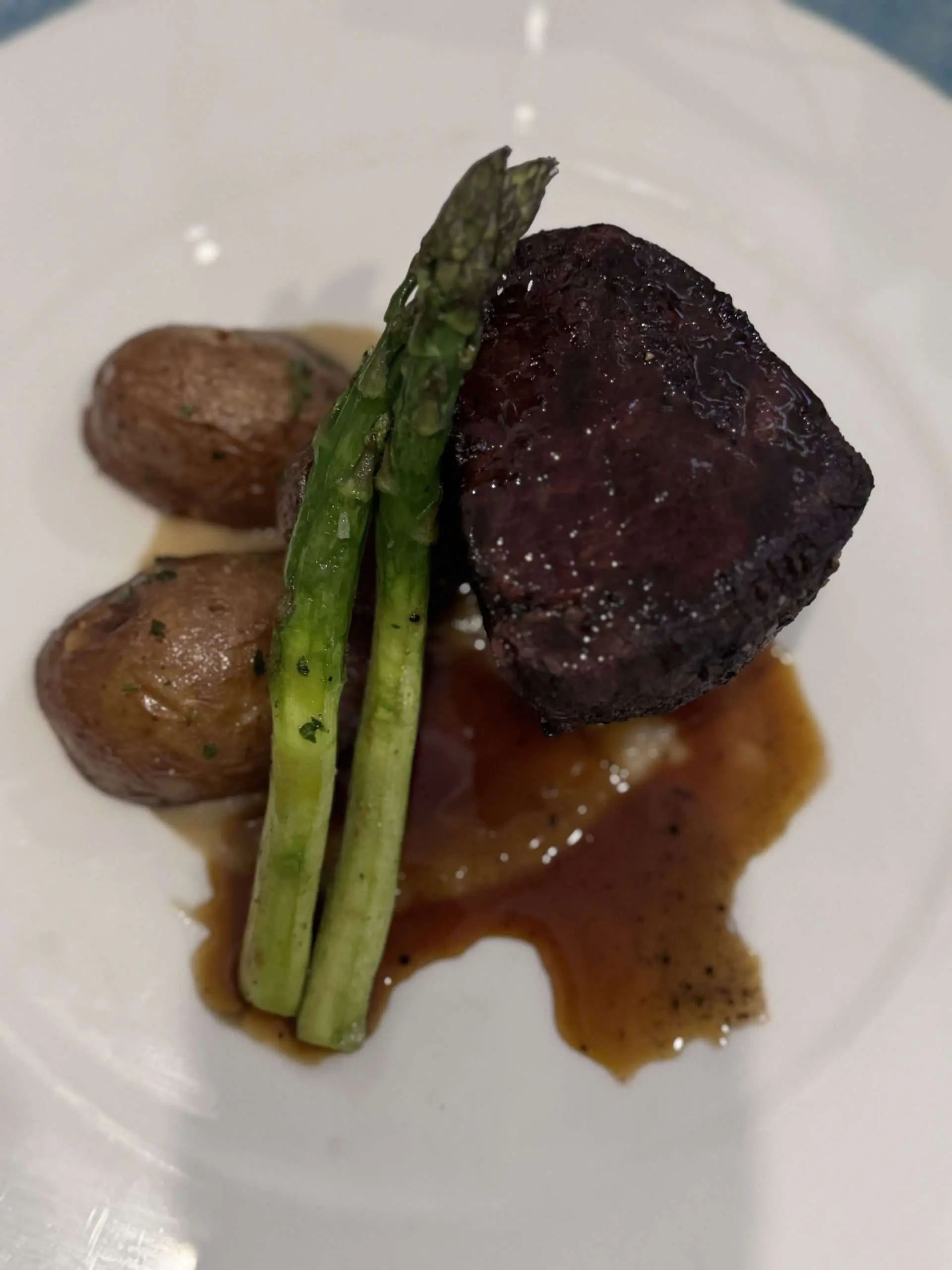 Filet Mignon at F&B Restaurant, South Padre Island, TX
