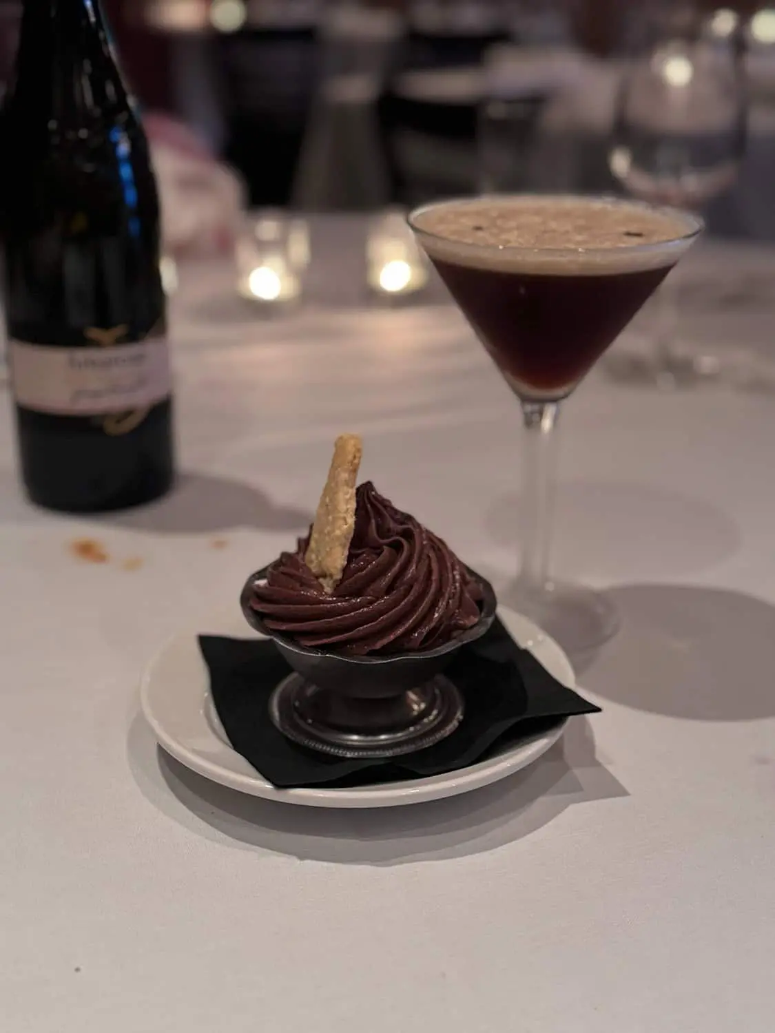 Z Cucina Chocolate Mousse & Espresso Martini