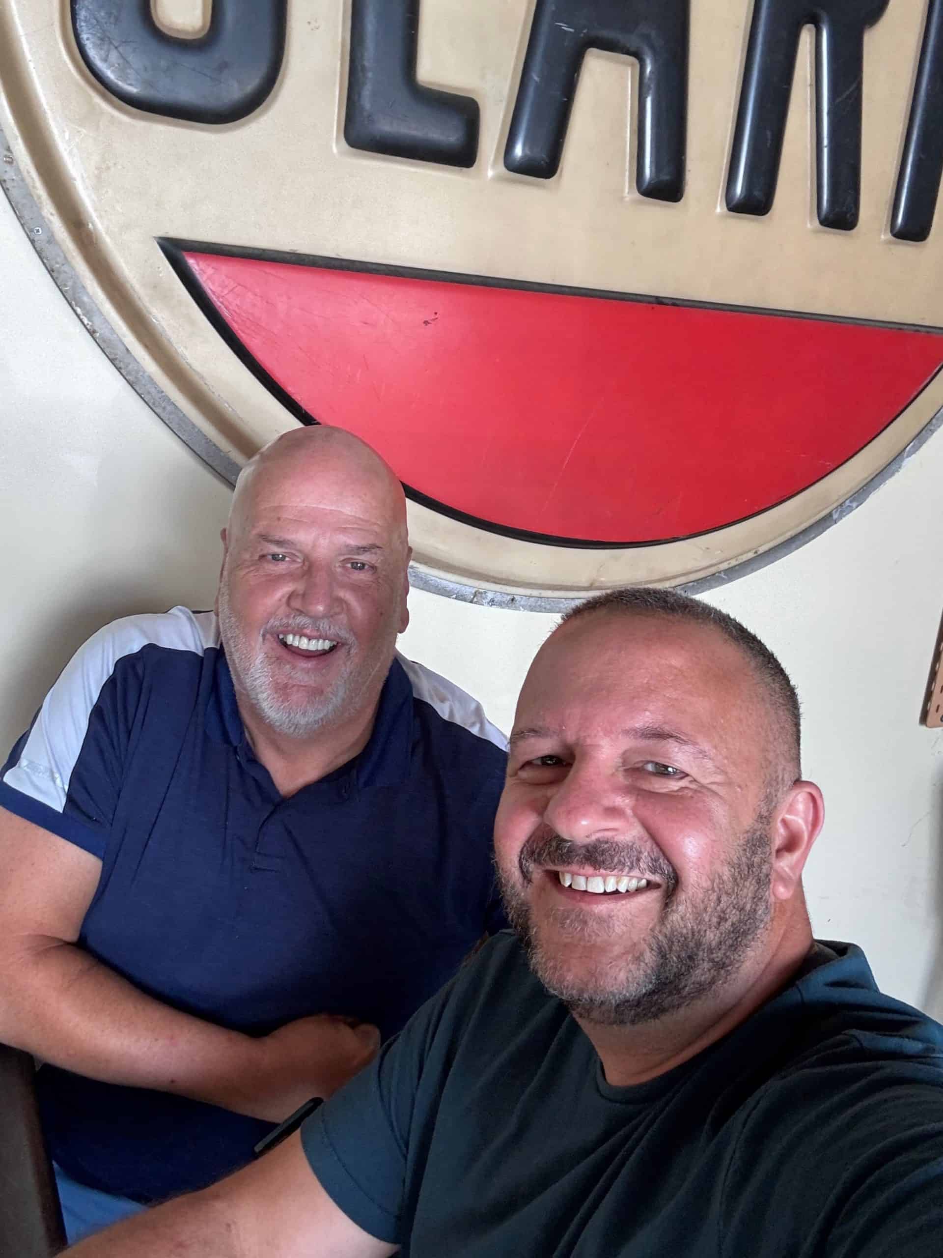 The Diner Dads, Craig & Mike smiling