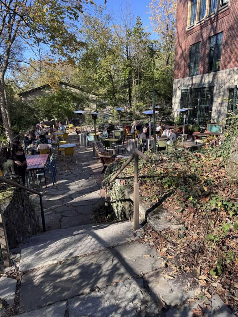 Understory Patio on Fall Day